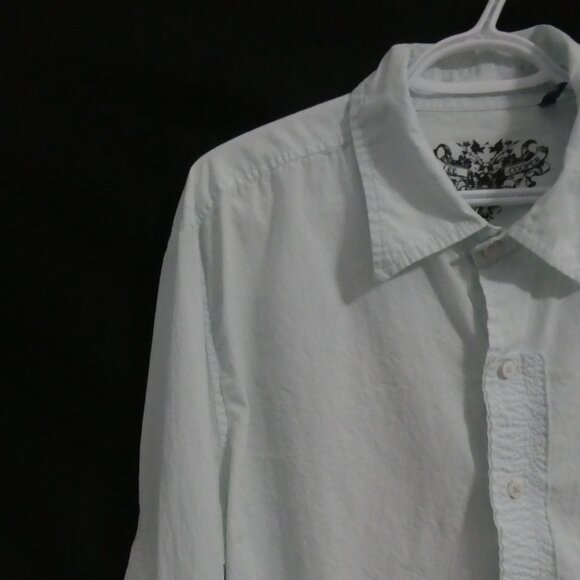 LEE COOPER JEANS | xxxl | Light Blue Button-Up Cotton Casual / Dress Shirt - Picture 3 of 14